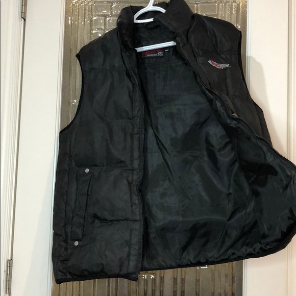 Men black vests bomber Weather Gear - Picture 4 of 8